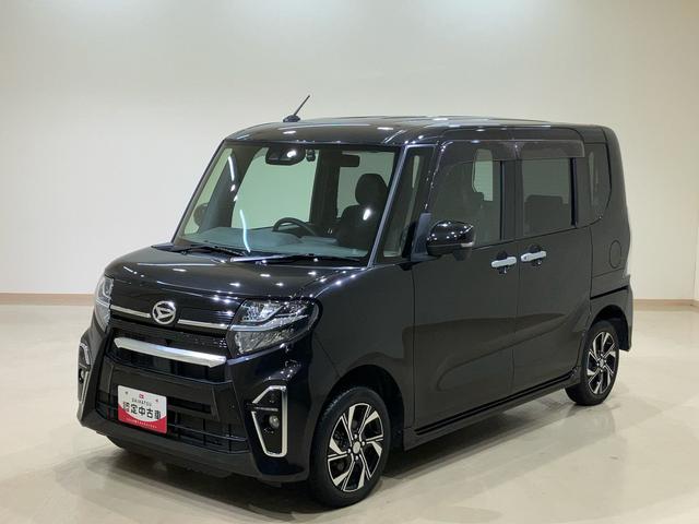 タントカスタムＸ４ＷＤ　アルミホイール　オートマチックハイビーム　衝突防止システム　レーンアシスト　スマートキー　記録簿　禁煙車　ワンオーナー　エアバッグ　エアコン　パワーステアリング　パワーウィンドウ　ＡＢＳ（北海道）の中古車