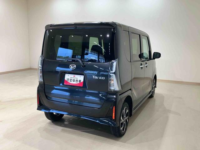 タントカスタムＸ４ＷＤ　電動スライドドア　アルミホイール　シートヒーター　アイドリングストップ　オートマチックハイビーム　オートライト　衝突防止システム　ＬＥＤヘッドランプ　レーンアシスト　クリアランスソナー　記録簿（北海道）の中古車