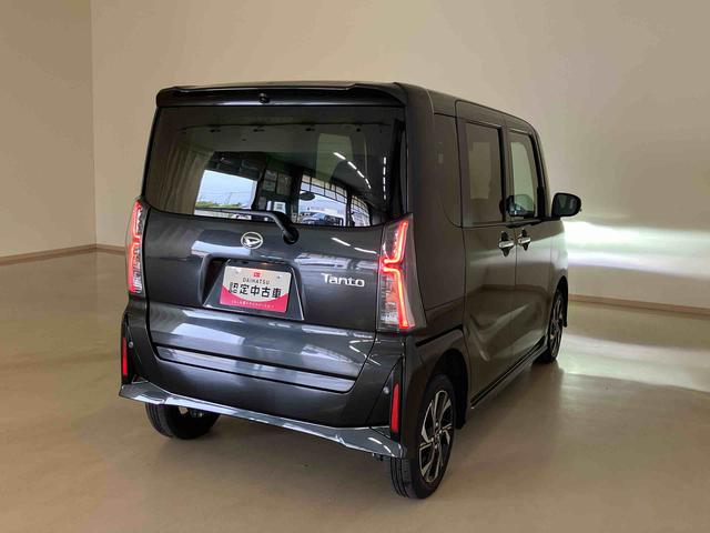 タントカスタムＸ４ＷＤ　電動スライドドア　アルミホイール　シートヒーター　アイドリングストップ　オートマチックハイビーム　オートライト　衝突防止システム　ＬＥＤヘッドランプ　レーンアシスト　クリアランスソナー　記録簿（北海道）の中古車