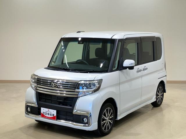 タントカスタムＸ　トップエディションＳＡII４ＷＤ　メモリーナビ　バックカメラ　両側スライド・片側電動　アルミホイール　アイドリングストップ　オートライト　衝突防止システム　ＬＥＤヘッドランプ　レーンアシスト　Ｂｌｕｅｔｏｏｔｈ接続　記録簿（北海道）の中古車