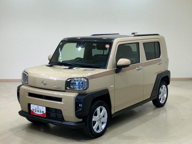 タフトＧ４ＷＤ　アルミホイール　全周囲カメラ　シートヒーター　アイドリングストップ　オートマチックハイビーム　オートライト　衝突防止システム　ＬＥＤヘッドランプ　レーンアシスト　Ｂｌｕｅｔｏｏｔｈ接続　記録簿（北海道）の中古車