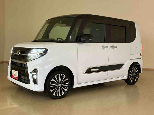 タントカスタムＲＳセレクション４ＷＤ　メモリーナビ　ＥＴＣ　バックカメラ　両側電動スライドドア　シートヒーター　ターボ　アイドリングストップ　オートマチックハイビーム　オートライト　衝突防止システム　ＬＥＤヘッドランプ　記録簿（北海道）の中古車