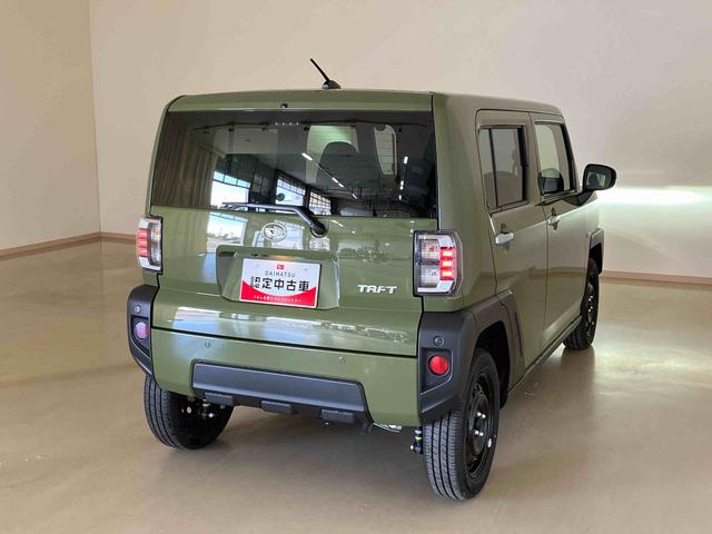 タフトＸ４ＷＤ　アイドリングストップ　オートマチックハイビーム　オートライト　衝突防止システム　ＬＥＤヘッドランプ　レーンアシスト　スマートキー　記録簿　ワンオーナー　エアバッグ　エアコン　パワーステアリング（北海道）の中古車