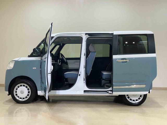 ムーヴキャンバスストライプスＧ４ＷＤ　両側電動スライドドア　シートヒーター　アイドリングストップ　オートマチックハイビーム　オートライト　衝突防止システム　ＬＥＤヘッドランプ　レーンアシスト　スマートキー　記録簿　ワンオーナー（北海道）の中古車