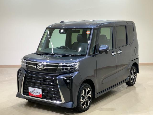 タントカスタムＸ４ＷＤ　両側電動スライドドア　シートヒーター　アイドリングストップ　オートマチックハイビーム　オートライト　衝突防止システム　ＬＥＤヘッドランプ　レーンアシスト　スマートキー　記録簿　ワンオーナー（北海道）の中古車