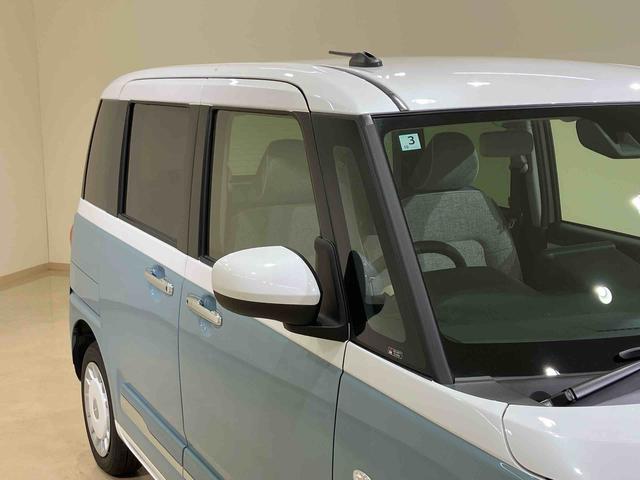 ムーヴキャンバスストライプスG4WD 両側電動スライドドア シートヒーター アイドリングストップ オートマチックハイビーム オートライト 衝突防止システム LEDヘッドランプ レーンアシスト スマートキー 記録簿 ワンオーナー(北海道)の中古車