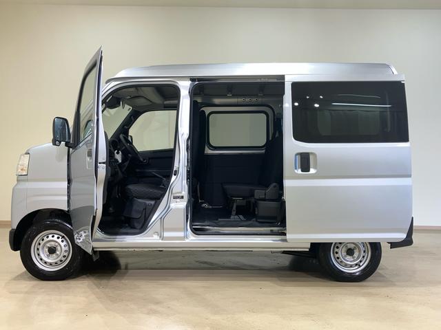 ハイゼットカーゴDX4WD 両側スライドドア アイドリングストップ オートマチックハイビーム オートライト 衝突防止システム レーンアシスト キーレスエントリー 記録簿 ワンオーナー エアバッグ エアコン ABS(北海道)の中古車