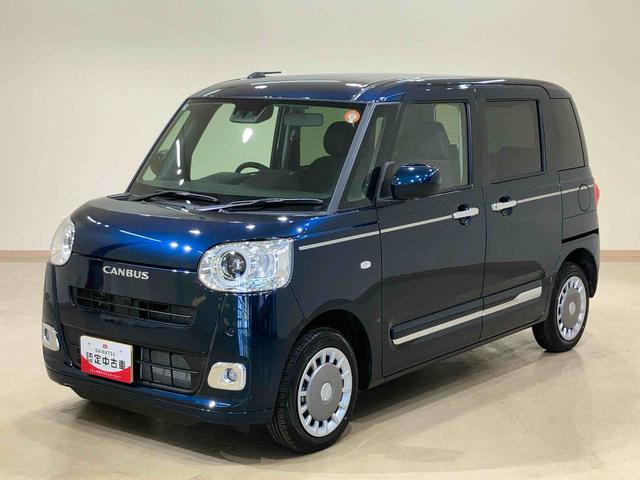 ムーヴキャンバスセオリーＧターボ４ＷＤ　両側電動スライドドア　シートヒーター　ターボ　アイドリングストップ　アダプティブクルーズコントロール　オートマチックハイビーム　オートライト　衝突防止システム　ＬＥＤヘッドランプ　スマートキー（北海道）の中古車