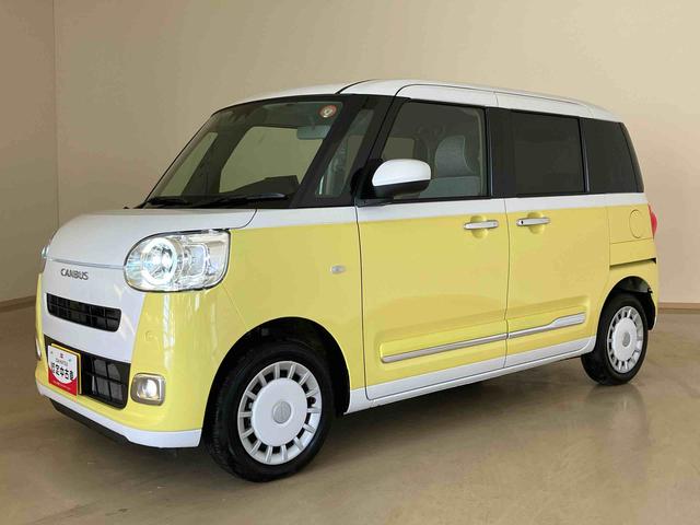 ムーヴキャンバスストライプスGターボ4WD ターボ スマートキー 記録簿 ワンオーナー エアバッグ エアコン パワーステアリング パワーウィンドウ ABS(北海道)の中古車