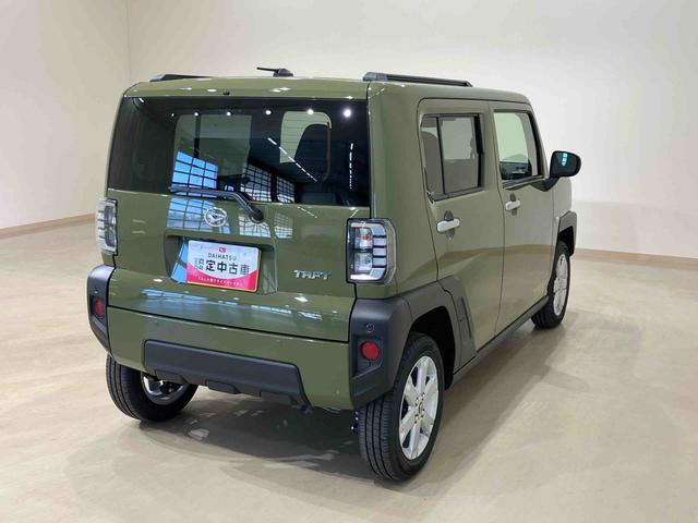 タフトＧ４ＷＤ　アルミホイール　シートヒーター　アイドリングストップ　オートマチックハイビーム　衝突防止システム　ＬＥＤヘッドランプ　レーンアシスト　スマートキー　記録簿　ワンオーナー　エアバッグ　エアコン（北海道）の中古車