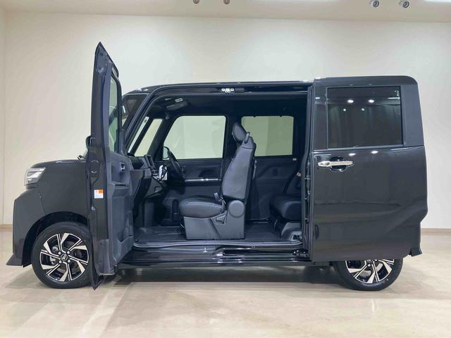 タントカスタムＸ４ＷＤ　両側電動スライドドア　アルミホイール　シートヒーター　アイドリングストップ　オートマチックハイビーム　オートライト　衝突防止システム　ＬＥＤヘッドランプ　レーンアシスト　スマートキー　記録簿（北海道）の中古車