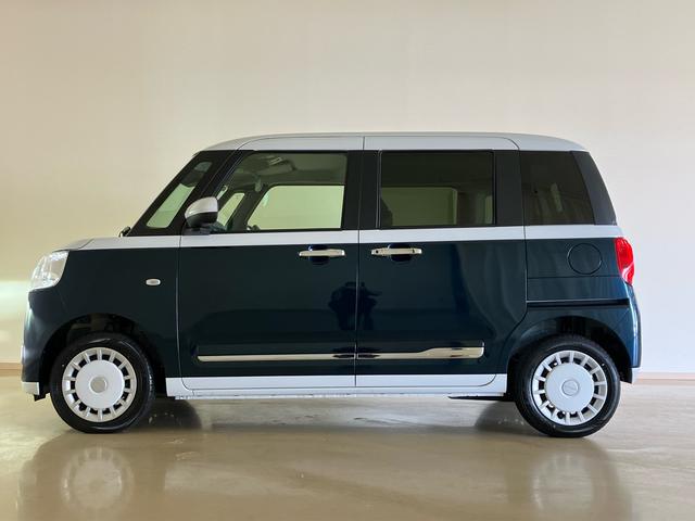 ムーヴキャンバスストライプスGターボ4WD シートヒーター ターボ アイドリングストップ オートマチックハイビーム 衝突防止システム LEDヘッドランプ レーンアシスト スマートキー 記録簿 ワンオーナー エアバッグ エアコン ABS(北海道)の中古車