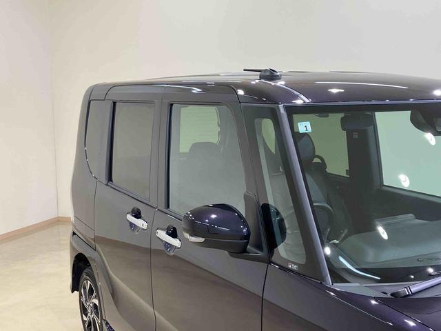 タントカスタムＸ４ＷＤ　両側電動スライドドア　シートヒーター　アイドリングストップ　オートマチックハイビーム　オートライト　衝突防止システム　ＬＥＤヘッドランプ　レーンアシスト　スマートキー　衝突安全ボディ　記録簿（北海道）の中古車