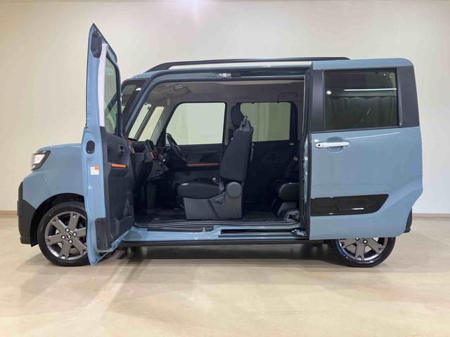 タントファンクロスターボリミテッド4WD ETC 両側電動スライドドア シートヒーター ターボ アイドリングストップ アダプティブクルーズコントロール オートマチックハイビーム オートライト 衝突防止システム LEDヘッドランプ(北海道)の中古車