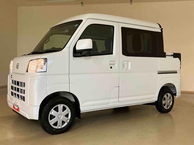 ハイゼットカーゴデッキバンG4WD 両側スライドドア アイドリングストップ オートマチックハイビーム 衝突防止システム レーンアシスト スマートキー 衝突安全ボディ 記録簿 ワンオーナー エアバッグ エアコン パワーステアリング(北海道)の中古車