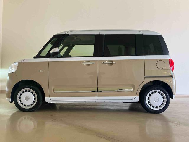 ムーヴキャンバスストライプスＧターボ４ＷＤ　両側電動スライドドア　シートヒーター　ターボ　アイドリングストップ　アダプティブクルーズコントロール　オートマチックハイビーム　オートライト　衝突防止システム　ＬＥＤヘッドランプ　スマートキー（北海道）の中古車