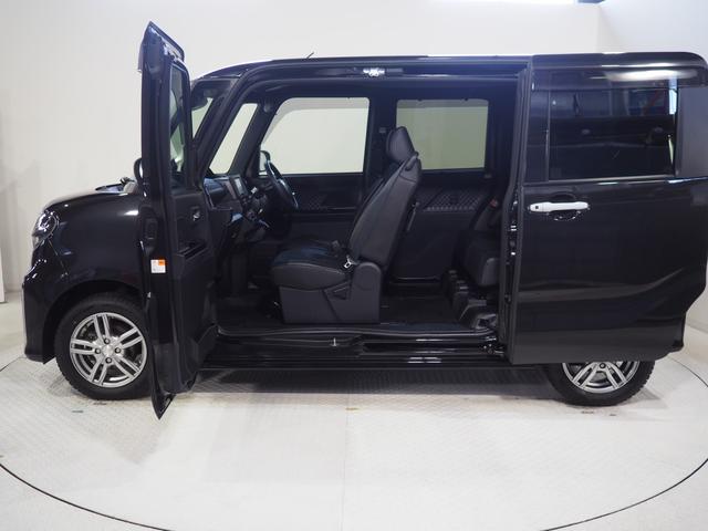 タントカスタムＸ４ＷＤ　両側パワースライドドア　夏冬タイヤ　ダイハツ純正ナビ　バックモニター　リモコンエンジンスターター　ＬＥＤヘッドライト　オートライト　シートヒーター　後席テーブル　アイドリングストップ（北海道）の中古車