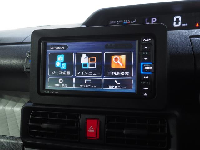 タントＸ４ＷＤ　両側スライドドア左電動　ダイハツ純正ナビ　バックモニター　リモコンエンジンスターター　後席テーブル　運転席助手席シートヒーター　オートエアコン　前後コーナーセンサー　ＬＥＤヘッドライト（北海道）の中古車