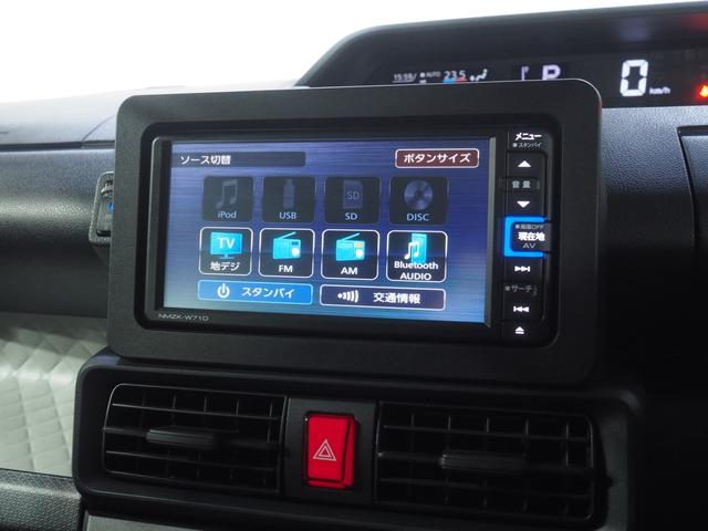 タントＸ４ＷＤ　両側スライドドア左電動　ダイハツ純正ナビ　バックモニター　リモコンエンジンスターター　後席テーブル　運転席助手席シートヒーター　オートエアコン　前後コーナーセンサー　ＬＥＤヘッドライト（北海道）の中古車