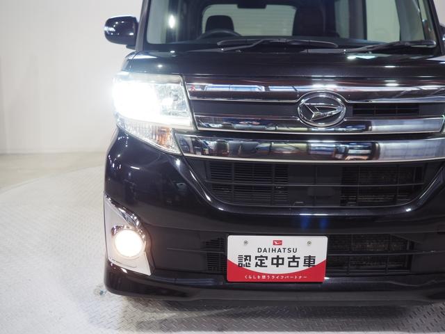 タントカスタムＸ４ＷＤ　夏冬タイヤ　両側スライドドア左電動　カーナビ　リモコンエンジンスターター　キーフリーシステム　オートエアコン　ＬＥＤヘッドライト　オートライト　アルミホイール　アイドリングストップ（北海道）の中古車