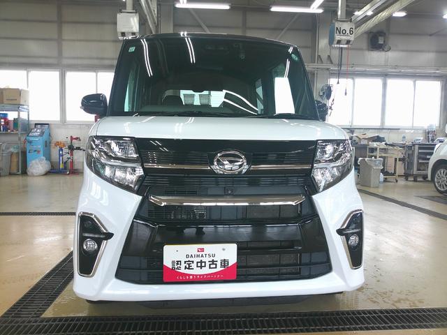 タントカスタムＲＳ４ＷＤ　スマートアシスト　両側パワースライドドア　ＬＥＤヘッドライト　オートライト　オートエアコン　ダイハツ純正ナビ　パノラマモニター　運転席助手席シートヒーター　アイドリングストップ（北海道）の中古車