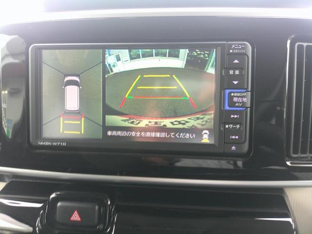 ムーヴキャンバスＧブラックインテリアリミテッド　ＳＡIII４ＷＤ　スマートアシスト　両側パワースライドドア　ＬＥＤヘッドライト　オートライト　ダイハツ純正ナビ　パノラマモニター　リモコンエンジンスターター　運転席シートヒーター　アイドリングストップ（北海道）の中古車