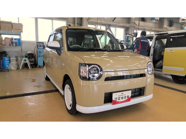 ミラトコットＧ　ＳＡIII４ＷＤ　パールホワイトロアスカート（フロント／リヤ／サイド）　ＬＥＤヘッドライト　オートライト　オーディオレス　オートエアコン　前後コーナーセンサー　運転席助手席シートヒーター　アイドリングストップ（北海道）の中古車