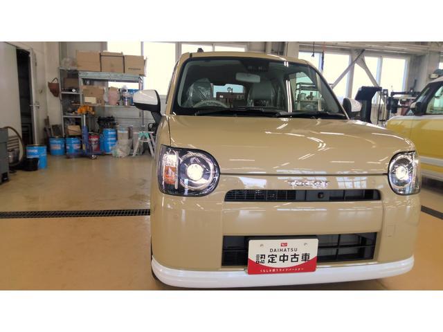 ミラトコットＧ　ＳＡIII４ＷＤ　パールホワイトロアスカート（フロント／リヤ／サイド）　ＬＥＤヘッドライト　オートライト　オーディオレス　オートエアコン　前後コーナーセンサー　運転席助手席シートヒーター　アイドリングストップ（北海道）の中古車