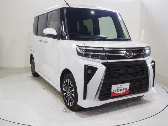 タントカスタムＲＳ４ＷＤ　ターボ　両側パワースライドドア　ＬＥＤヘッドライト　オートライト　オートエアコン　オーディオレス　デジタルメーター　電動パーキングブレーキ　シートヒーター　アイドリングストップ（北海道）の中古車