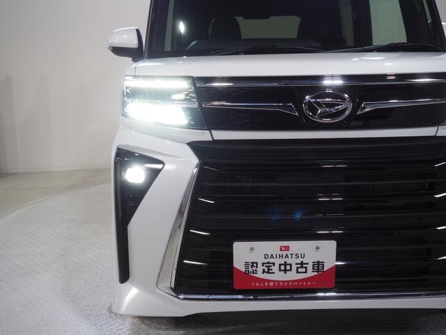 タントカスタムＲＳ４ＷＤ　ターボ　両側パワースライドドア　ＬＥＤヘッドライト　オートライト　オートエアコン　オーディオレス　デジタルメーター　電動パーキングブレーキ　シートヒーター　アイドリングストップ（北海道）の中古車