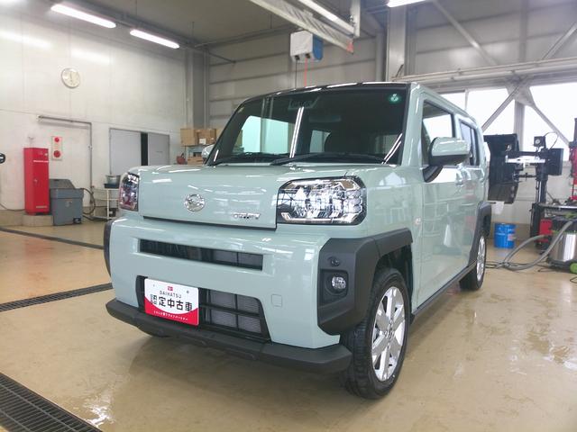 タフトＧ４ＷＤ　ガラスルーフ　ＬＥＤヘッドライト　オートライト　オートエアコン　オーディオレス　キーフリーシステム　運転席助手席シートヒーター　アルミホイール　アイドリングストップ　ＶＳＣ（横滑り抑制機能）（北海道）の中古車