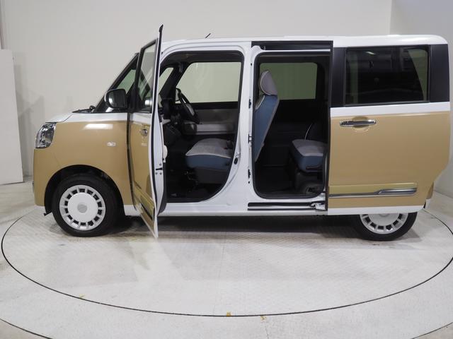 ムーヴキャンバスストライプスG4WD 両側パワースライドドア スマホ連携ディスプレイオーディオ バックモニター ワイヤレス充電器 LEDヘッドライト オートライト オートエアコン シートヒーター アイドリングストップ(北海道)の中古車