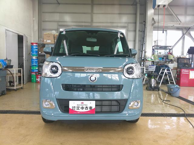 ムーヴキャンバスセオリーG4WD 両側パワースライドドア スマホ連携ディスプレイオーディオ ワイヤレス充電器qi(チー) リモコンエンジンスターター キーフリーシステム 運転席助手席シートヒーター 保温カップホルダー(北海道)の中古車