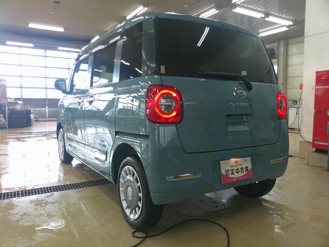 ムーヴキャンバスセオリーG4WD 両側パワースライドドア スマホ連携ディスプレイオーディオ ワイヤレス充電器qi(チー) リモコンエンジンスターター キーフリーシステム 運転席助手席シートヒーター 保温カップホルダー(北海道)の中古車