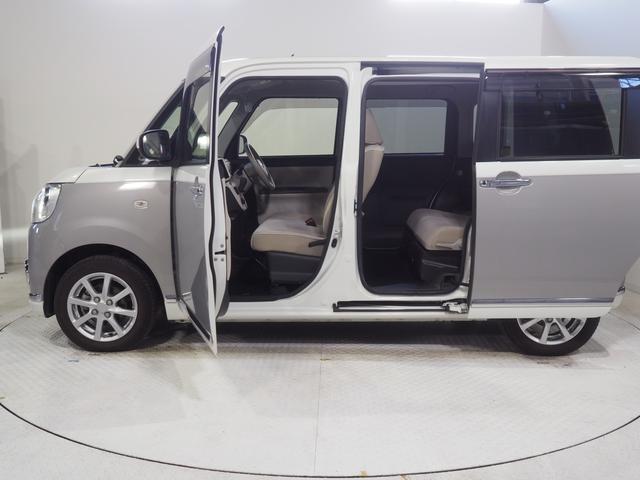 ムーヴキャンバスＧメイクアップＶＳ　ＳＡIII４ＷＤ　両側パワースライドドア　ＬＥＤヘッドライト　オートライト　オーディオレス　オートエアコン　リモコンエンジンスターター　運転席シートヒーター　アイドリングストップ　ＶＳＣ（横滑り抑制機能）（北海道）の中古車