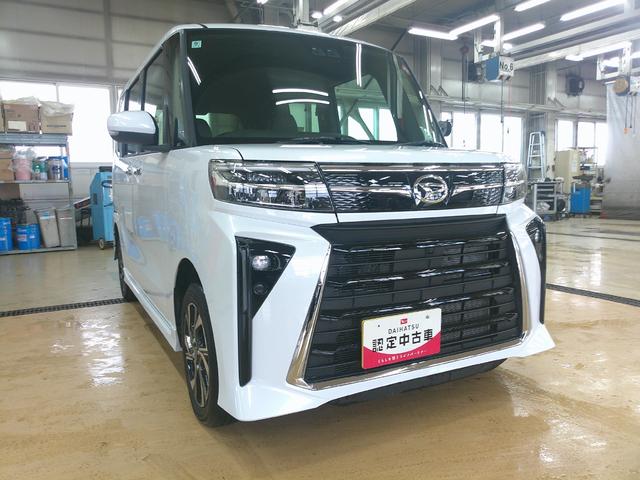 タントカスタムＸ４ＷＤ　両側パワースライドドア　オーディオレス　オートエアコン　ＬＥＤヘッドライト　オートライト　運転席助手席シートヒーター　前後コーナーセンサー　アイドリングストップ　アルミホイール（北海道）の中古車