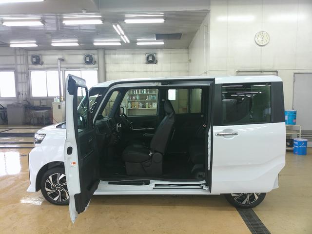 タントカスタムＸ４ＷＤ　両側パワースライドドア　オーディオレス　オートエアコン　ＬＥＤヘッドライト　オートライト　運転席助手席シートヒーター　前後コーナーセンサー　アイドリングストップ　アルミホイール（北海道）の中古車