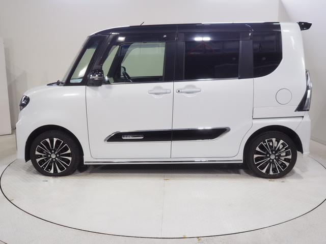 タントカスタムＲＳ４ＷＤ　ターボ　両側パワースライドドア　純正ナビ　パノラマモニター　ドライブレコーダー　クルーズコントロール　ＥＴＣ車載器　リモコンエンジンスターター後席テーブル　アイドリングストップ（北海道）の中古車