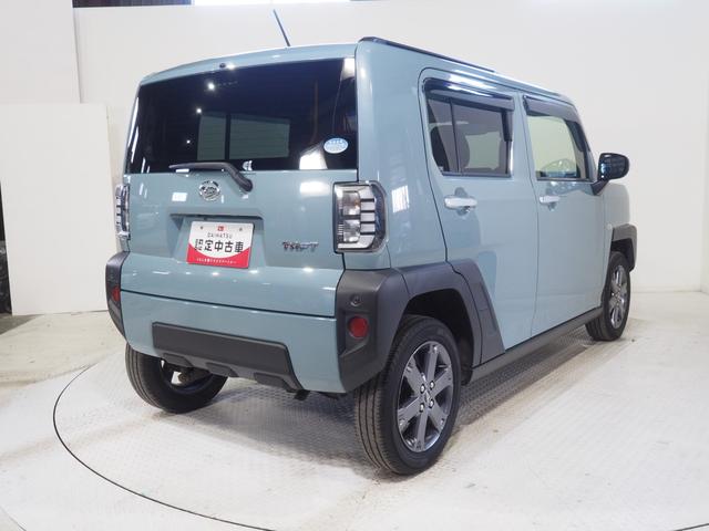 タフトGターボ4WD ガラスルーフ リモコンエンジンスターター クルーズコントロール LEDヘッドライト オートエアコン 運転席助手席シートヒーター アルミホイール アイドリングストップ オーディオレス(北海道)の中古車