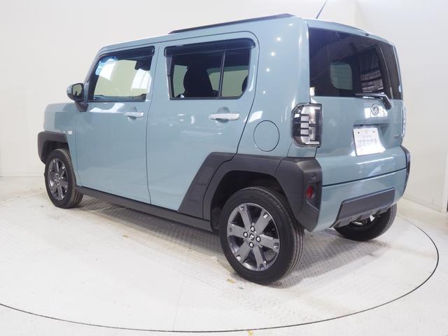タフトGターボ4WD ガラスルーフ リモコンエンジンスターター クルーズコントロール LEDヘッドライト オートエアコン 運転席助手席シートヒーター アルミホイール アイドリングストップ オーディオレス(北海道)の中古車