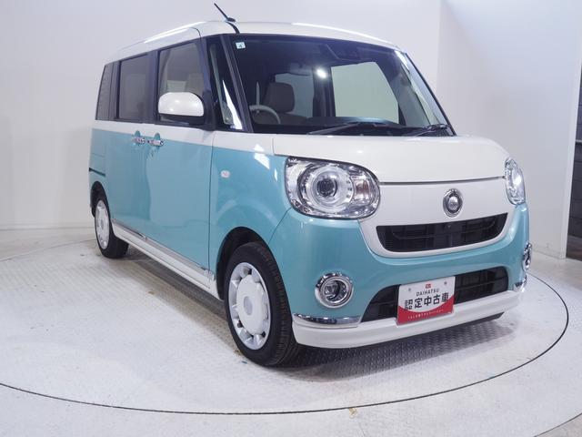 ムーヴキャンバスＧメイクアップリミテッド　ＳＡIII４ＷＤ　両側パワースライドドア　ダイハツ純正ナビ　パノラマモニター　ＬＥＤヘッドライト　キーフリーシステム　オートエアコン　オートライト　アイドリングストップ　ＶＳＣ（横滑り抑制機能）（北海道）の中古車