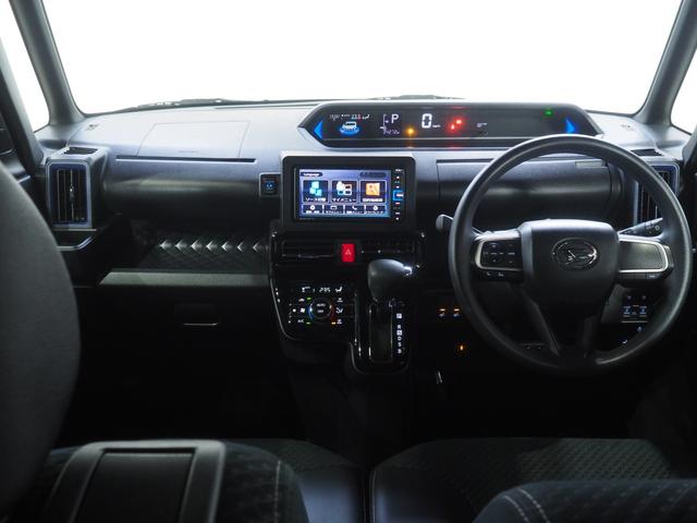 タントカスタムＸ４ＷＤ　両側パワースライドドア　ダイハツ純正ナビ　バックモニター　ナビ連動ドライブレコーダー　リモコンエンジンスターター　ＥＴＣ車載器　運転席助手席シートヒーター　前後コーナーセンサー　アルミホイール（北海道）の中古車