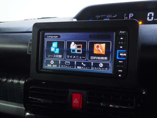 タントカスタムＸ４ＷＤ　両側パワースライドドア　ダイハツ純正ナビ　バックモニター　ナビ連動ドライブレコーダー　リモコンエンジンスターター　ＥＴＣ車載器　運転席助手席シートヒーター　前後コーナーセンサー　アルミホイール（北海道）の中古車