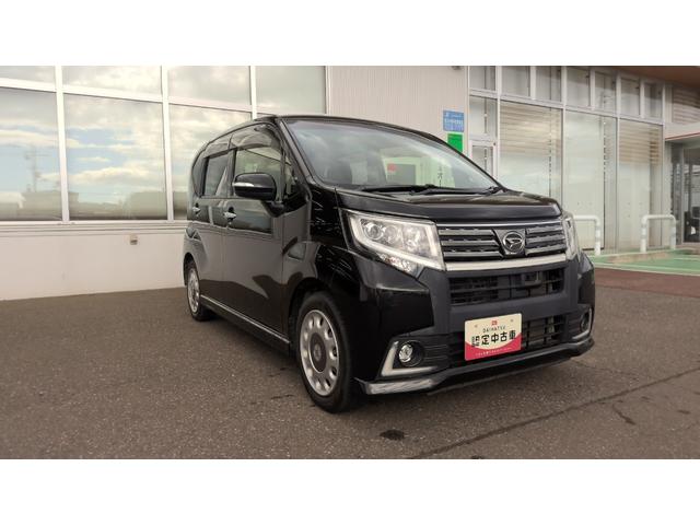 ムーヴカスタム　ＲＳ　ハイパーＳＡ４ＷＤ　ターボ　ダイハツ純正ナビ　ＬＥＤヘッドライト　キーフリーシステム　オートエアコン　アイドリングストップ　ＶＳＣ（横滑り抑制機能）（北海道）の中古車