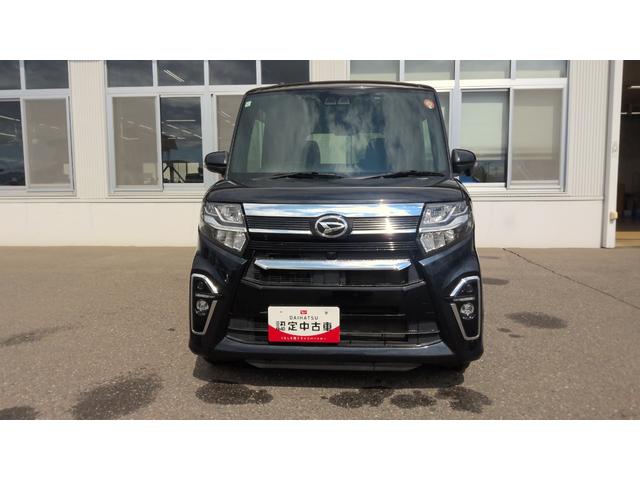 タントカスタムＸ４ＷＤ　両側パワースライドドア　ダイハツ純正ナビ　バックモニター　リモコンエンジンスターター　キーフリーシステム　運転席助手席シートヒーター　前後コーナーセンサー　アイドリングストップ（北海道）の中古車