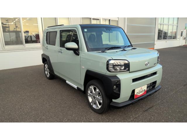タフトＧ４ＷＤ　ガラスルーフ　ＬＥＤヘッドライト　オートライト　オートエアコン　オーディオレス　ルーフレール　運転席助手席シートヒーター　前後コーナーセンサー　キーフリーシステム　アイドリングストップ（北海道）の中古車