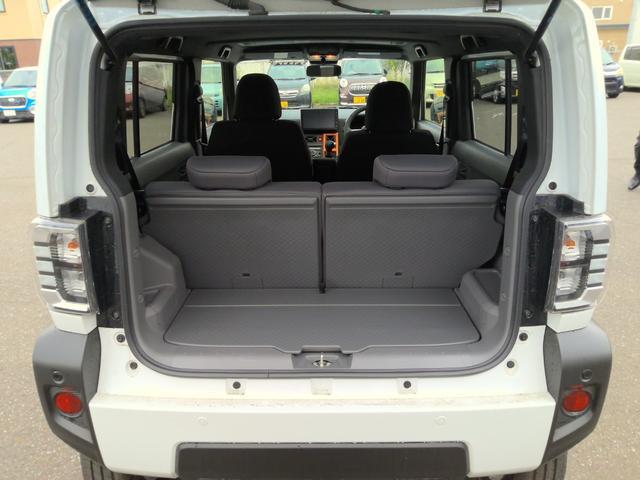 タフトG4WD ガラスルーフ LEDヘッドライト オートライト オートエアコン オーディオレス 運転席助手席シートヒーター 電動パーキングブレーキ アイドリングストップ VSC(横滑り抑制機能)(北海道)の中古車
