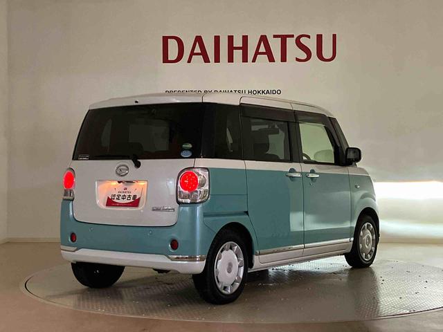 ムーヴキャンバスＧブラックインテリアリミテッド　ＳＡIII４ＷＤ　アイドリングストップ　オートマチックハイビーム　衝突防止システム　ＬＥＤヘッドランプ　レーンアシスト　スマートキー　記録簿　ワンオーナー　エアバッグ　エアコン　パワーステアリング　ＡＢＳ（北海道）の中古車