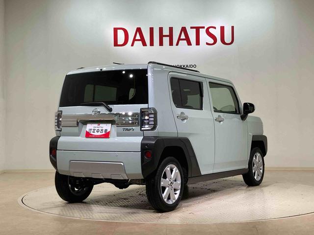 タフトG クロムベンチャー4WD アルミホイール シートヒーター アイドリングストップ オートマチックハイビーム 衝突防止システム LEDヘッドランプ レーンアシスト スマートキー 記録簿 ワンオーナー エアバッグ エアコン(北海道)の中古車