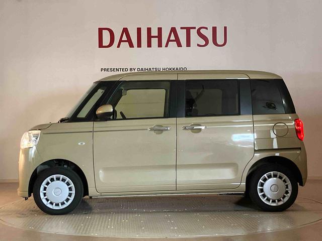 ムーヴキャンバスセオリーX4WD アイドリングストップ オートマチックハイビーム 衝突防止システム レーンアシスト スマートキー 記録簿 ワンオーナー エアバッグ エアコン パワーステアリング パワーウィンドウ ABS(北海道)の中古車